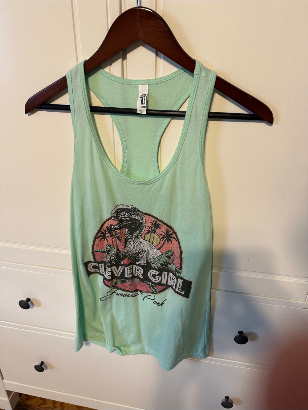 Clever Girl Mint Racerback Tank Top